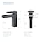 Kibi Blaze Single Handle Bathroom Vanity Sink Faucet with Pop Up Drain C-KBF1017MB-KPW100MB - alternate 10